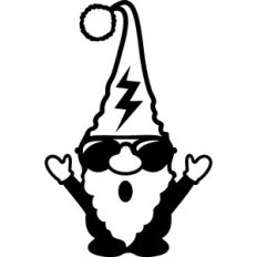 gnome with sunglasses