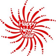 happy new year firework