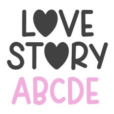 BFC Love Story Valentine's Day Font
