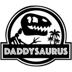 Daddysaurus Dinosaur Logo