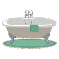 Old Fashioned Bathtub