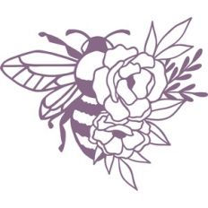 bee half flowers
