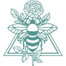 bee rose triangle