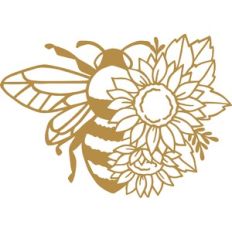 bee sunflower