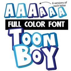 Toon Boy Color Font