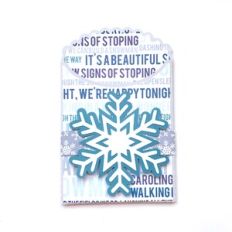 Snowflake Envelope Pocket Bag