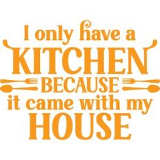 I only have a kitchen becasue it came with my house