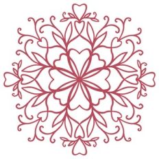Floral Heart Mandala
