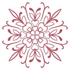 Heart Floral Mandala