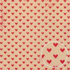 Beige Red Shabby Valentine Monoprint Background Pattern