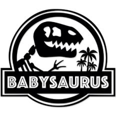 Babysaurus Dinosaur Logo