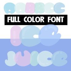 Ice Juice Color Font