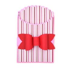 Valentine 3D Bow Envelope Pocket Bag