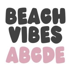 BFC Beach Vibes Display Font