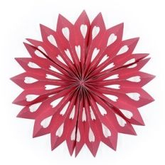 Heart Paper Rosette