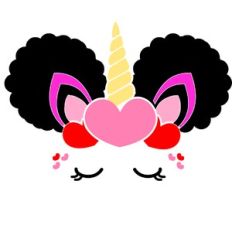 VALENTINE'S  HEARTS AFRO PUFFS
