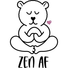 Zen AF Yoga Bear
