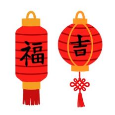 Red Chinese New Years Lanterns