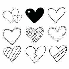 Doodle Hearts