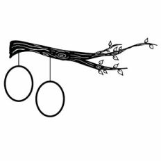 Family Tree Oval Branch - 2 People