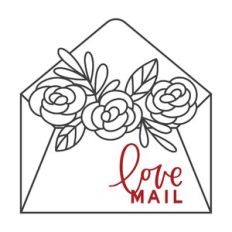 Love Mail Floral Envelope