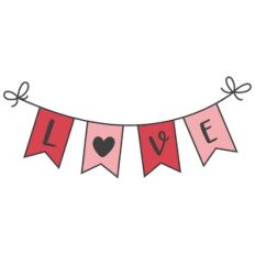 Love Pennant Banner