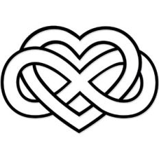 Interlocking Love Forever Infinity Symbol