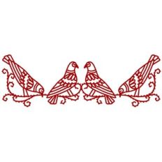 Doves Repeating Border