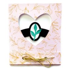 Cut Out Matchbook Label Heart Journal