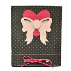 Cut Out Matchbook Bow Heart Journal