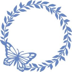 butterfly wreath