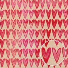 Beige Red Pink Grunge Valentine Monoprint Background Pattern