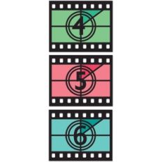 film countdown frames 4-6