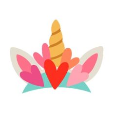Valentine's Day Unicorn Horn
