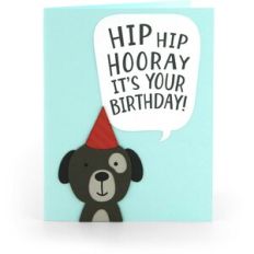 Happy Birthday Dog Card