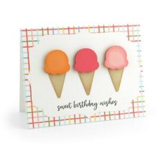Happy Birthday Ice Cream Card