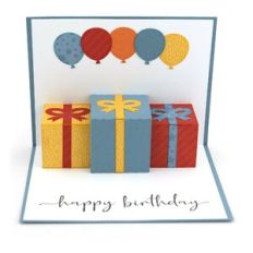 Happy Birthday Pop Up Presents Card