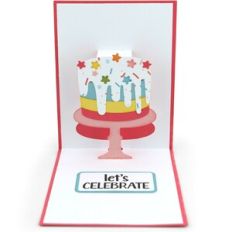 Happy Birthday Pop Up Cake Card