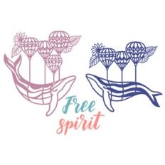 Free spirit whales and balloons