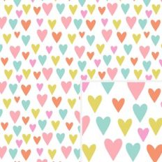 Rainbow Hearts Pattern