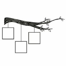 Family Tree Branch - Square - 3 People