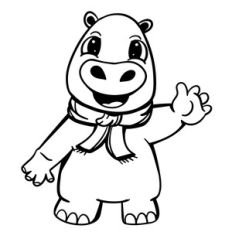 Hippopotamus cut file