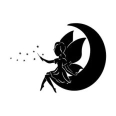 Fairy on the moon