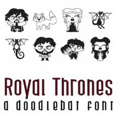 Royal Thrones Doodlebat Font