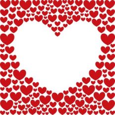 hearts square heart