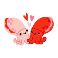 Valentine's Day Cuddle Fish