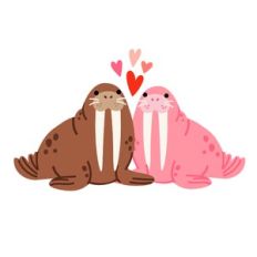 Walrus Valentines