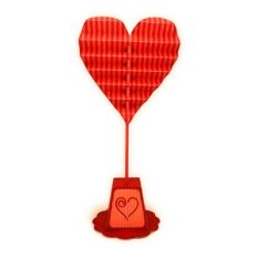 Heart Med Corrugated on Stick