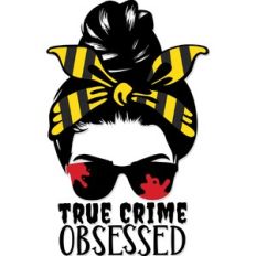True Crime Obsessed Mom Bun