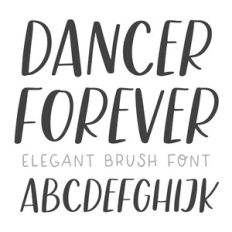BFC Dancer Forever Rustic Brush Font